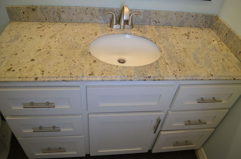 Bathroom Remodeling with New Granite Countertop